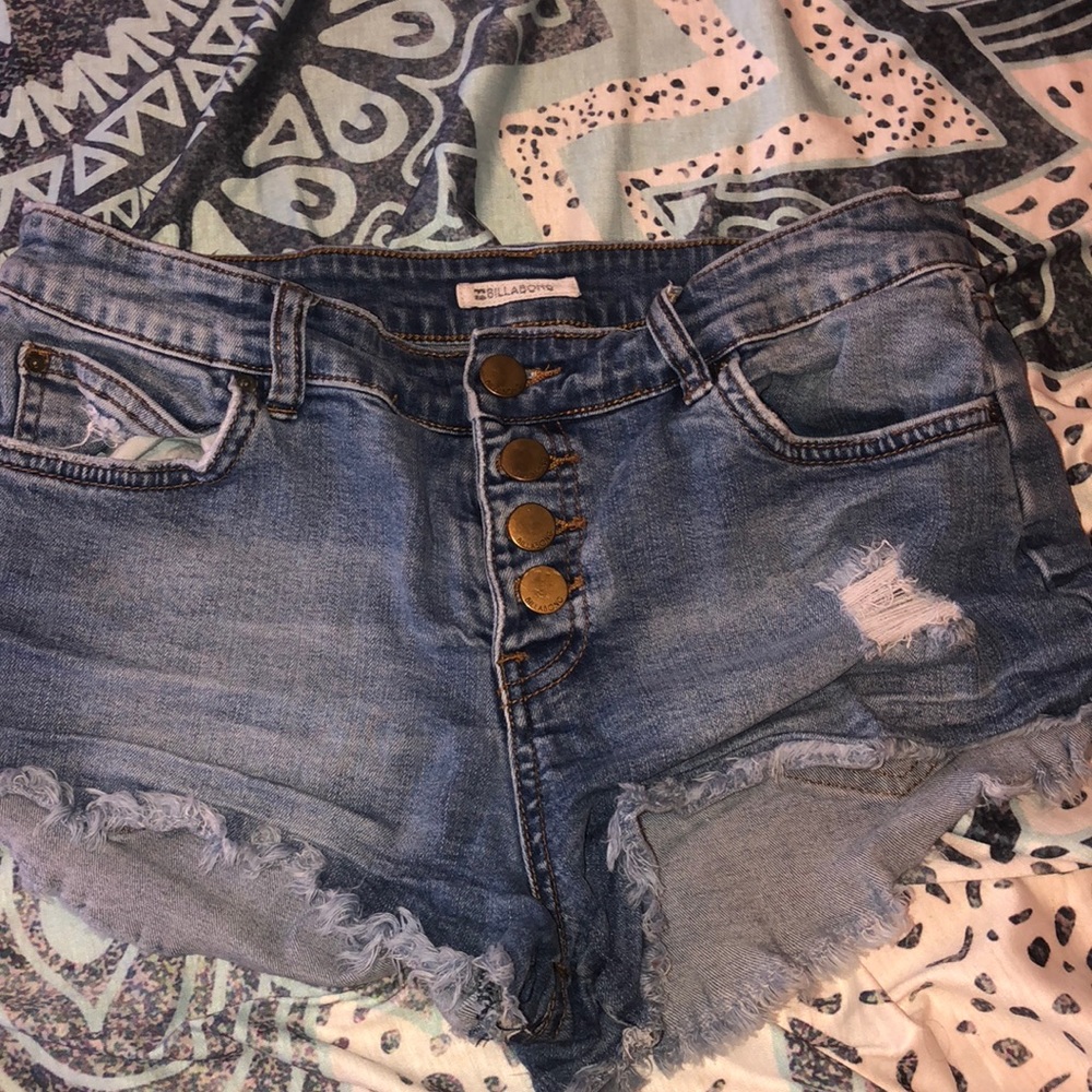 Billabong high waisted jean short